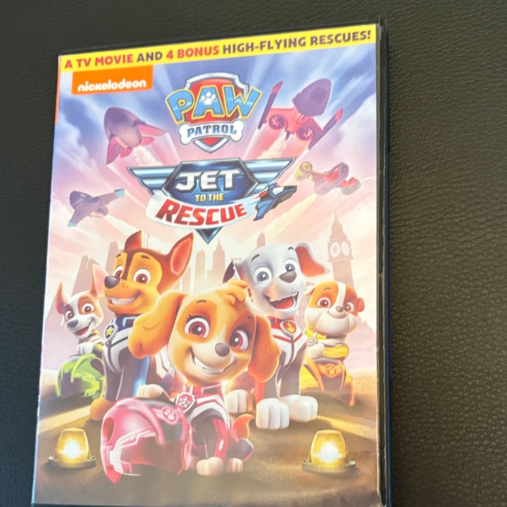 3/$15 PAW Patrol Jet to the Rescue DVD